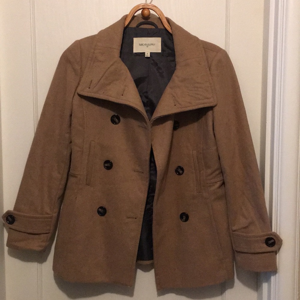 Camel pea coat